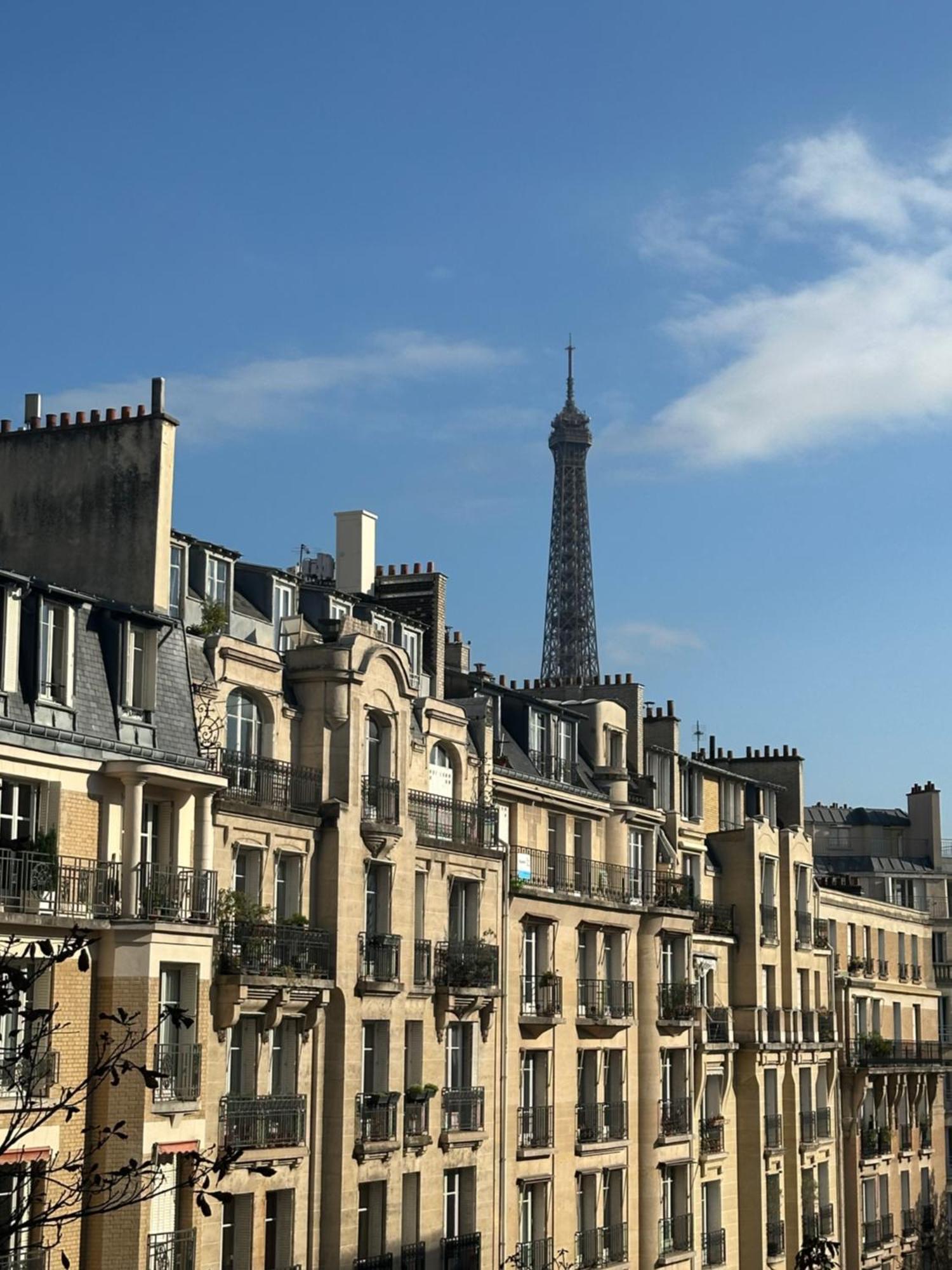 Quai De Seine Tour Eiffel Trocadero Lägenhet Paris Exteriör bild